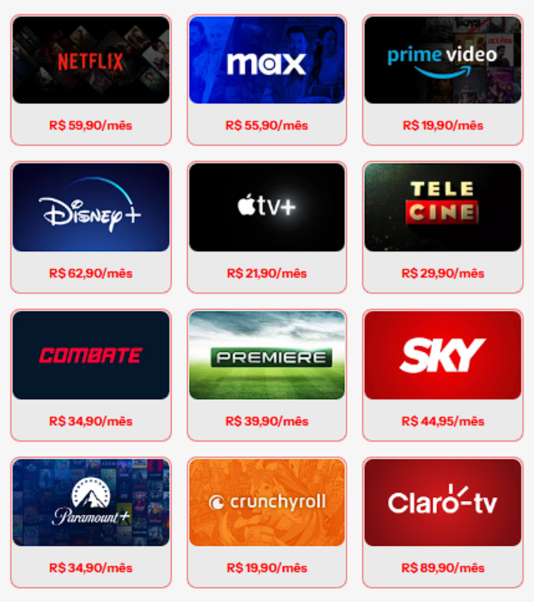 Plataformas de Streaming